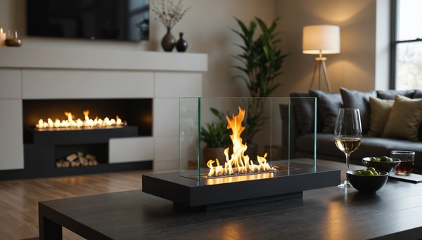 10 façons d'intégrer une cheminée de table à éthanol chez vous